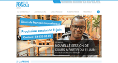 Desktop Screenshot of institutfrancais-senegal.com